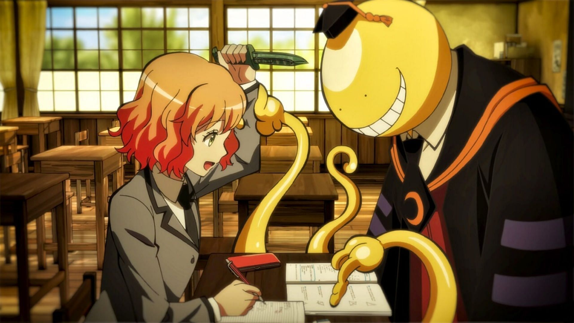 Shonen anime Assassination Classroom (Image via Studio Lerche)